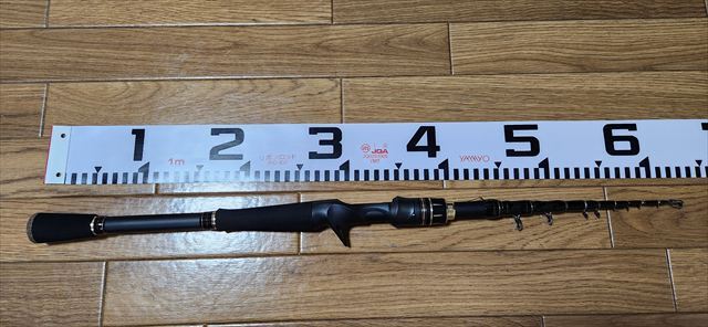 新品カストキング_ブラックホークⅡ_TC73MH_7.3ftテレスコファーストテーパ_ロックフィッシュ_ブラックバス_シーバス_ナマズ