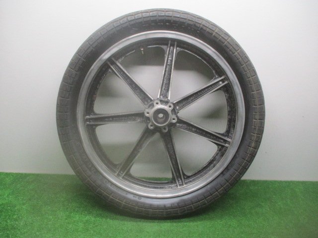 Z7M10 当時物 XS650SP フロントホイール 大八キャスト 19インチ 3G5 SR400 SR500 T BHN