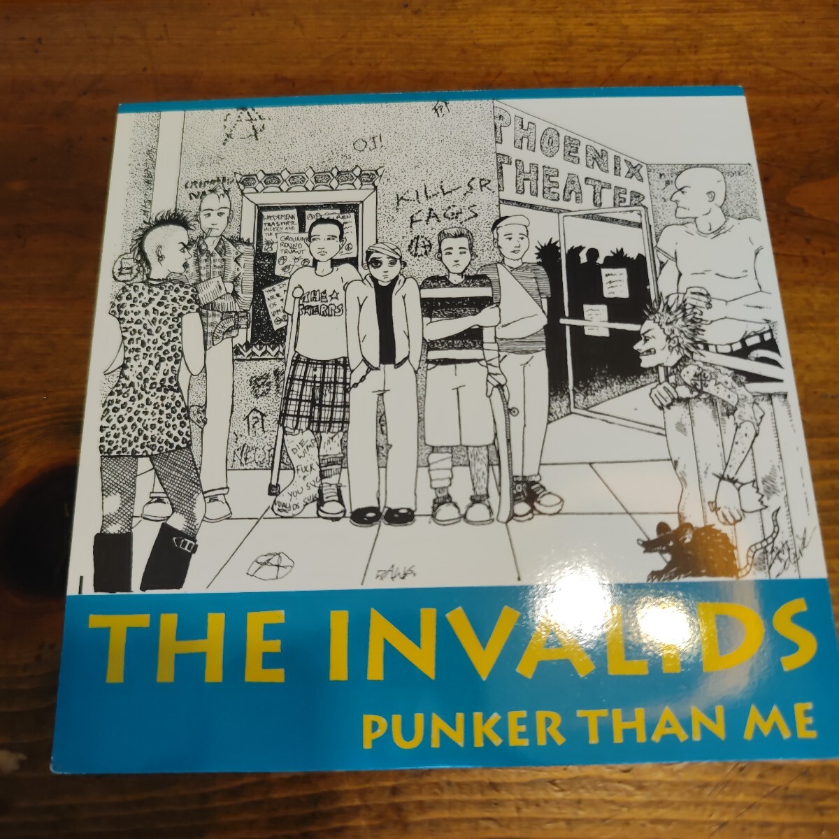 美品　7inch THE INVALIDS 1995 LOOK OUT RECORDS POP PUNK EPレコード