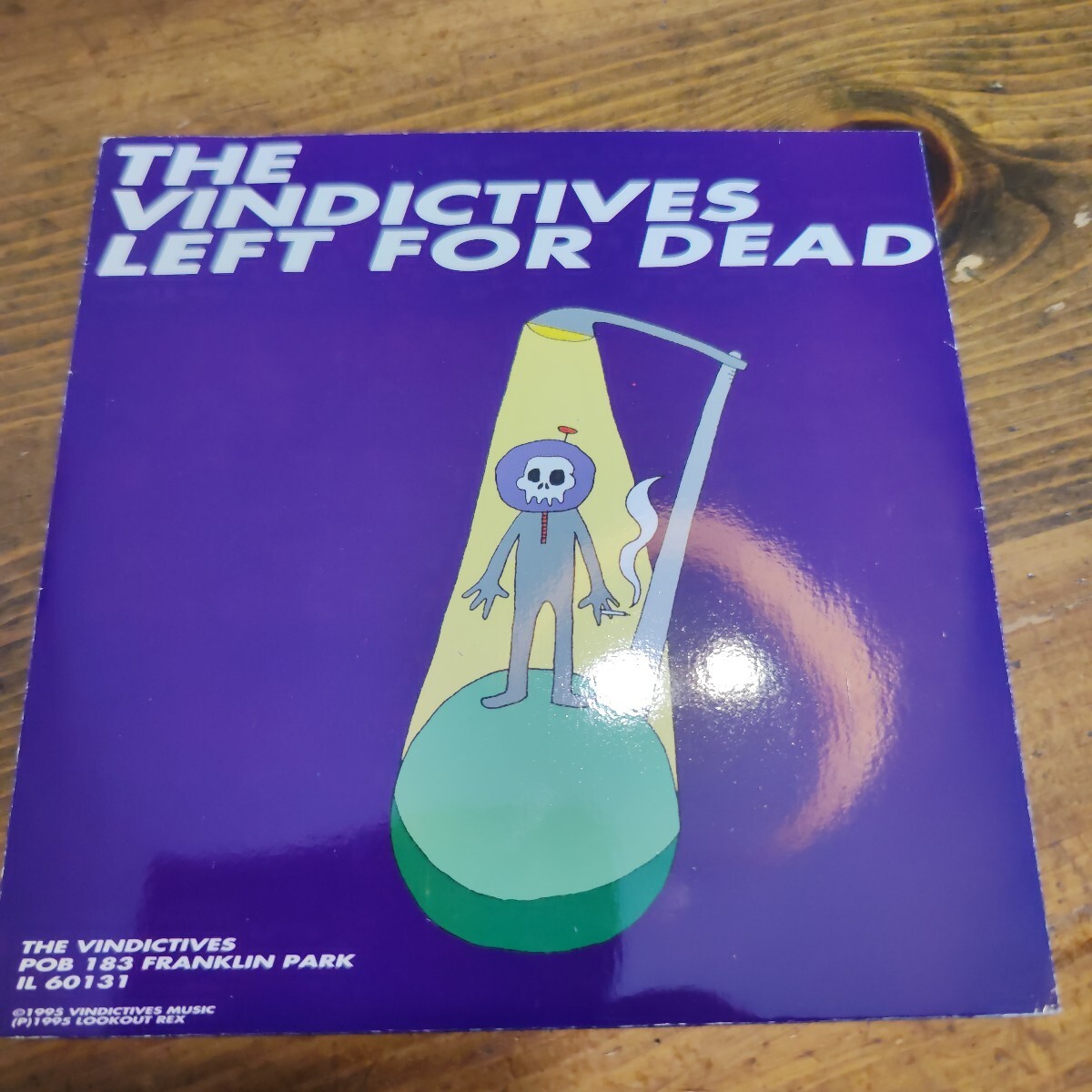 美品　7inch THE VINDICTIVES/Left For Deadや Pop Punk 1995 EP レコード　パンク