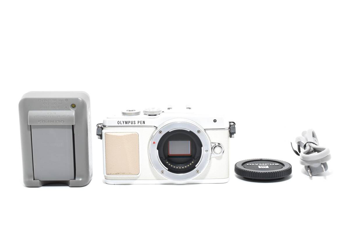 ★実用品★ OLYMPUS オリンパス PEN E-PL7 ボディ ミラーレス一眼カメラ ホワイト＃3580