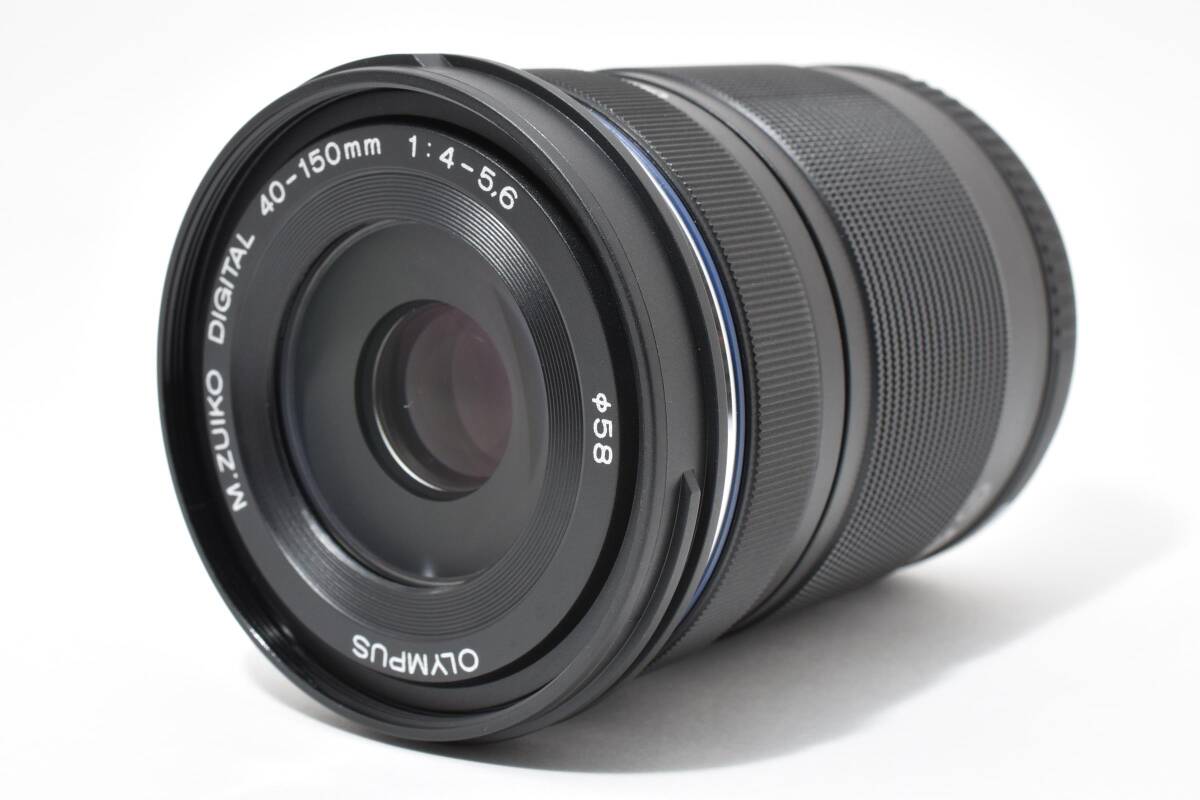 ★美品★ OLYMPUS オリンパス M.ZUIKO DIGITAL 40-150mm F4-5.6 R ED MSC ブラック 望遠レンズ マイクロフォーサーズ ＃3649