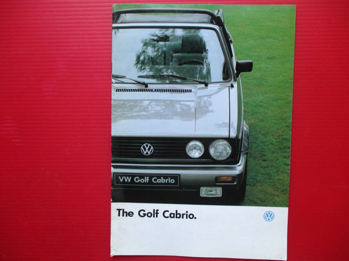 Golf Cabrio（ゴルフ カブリオ） カタログ 1989年発行 