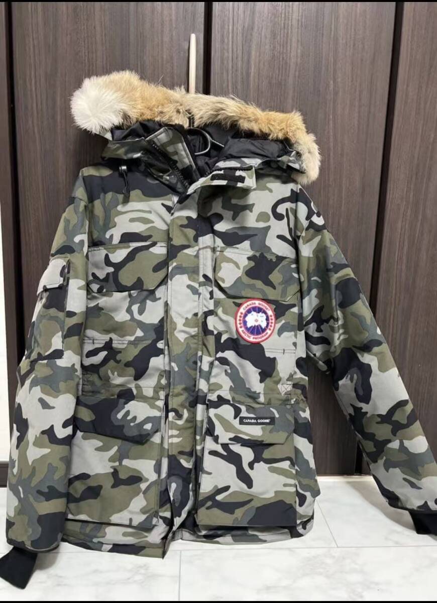 新品未使用　タグ付き　カナダグース Sサイズ迷彩 エクスペディション パーカ プリント フュージョンフィット ヘリテージ CLASSIC CAMO CG