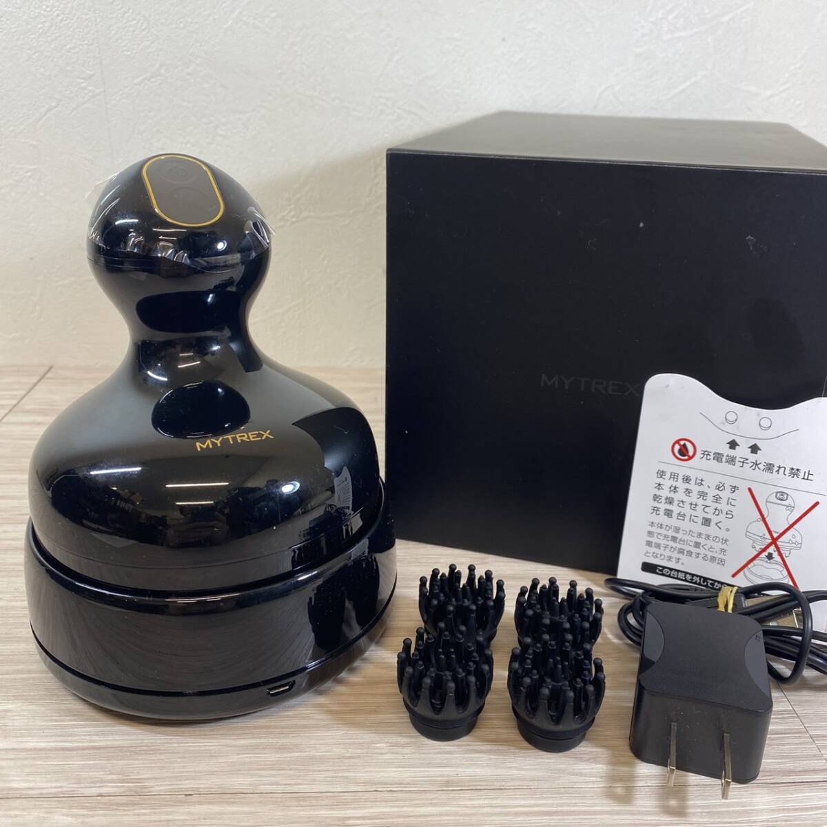 【MH-1786】中古美品 MYTREX マイトレックス EMSヘッドスパ MT-EHS20B 一般家庭用美容器