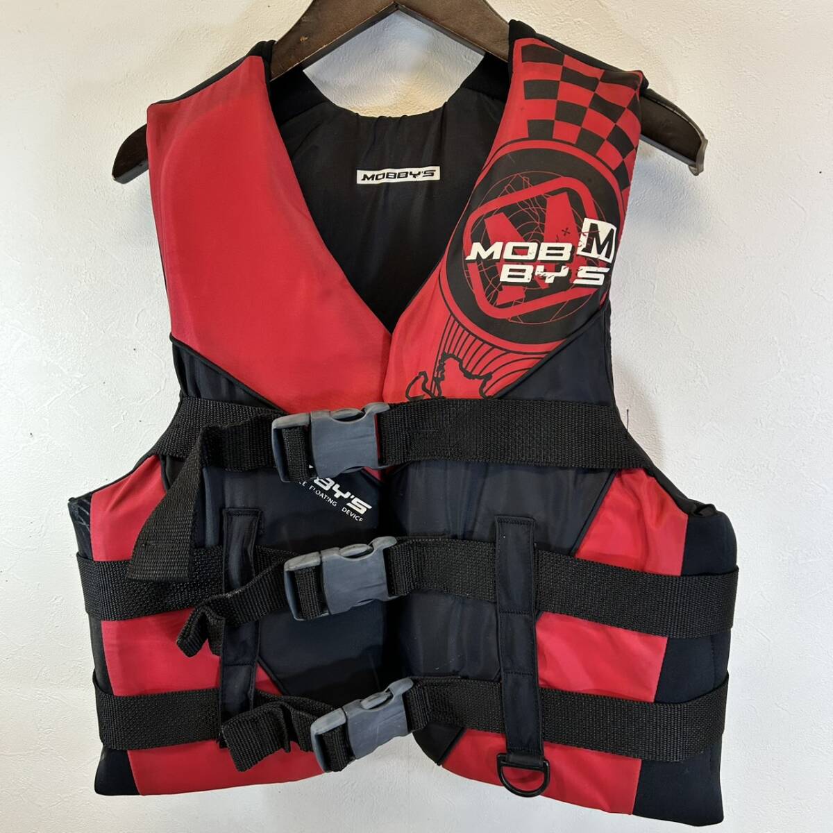【MH-1903】中古品 MOBBY'S モビーズ ライフジャケット 救命胴衣 ライフジャケット フローティングベスト ベスト レディース Sサイズ