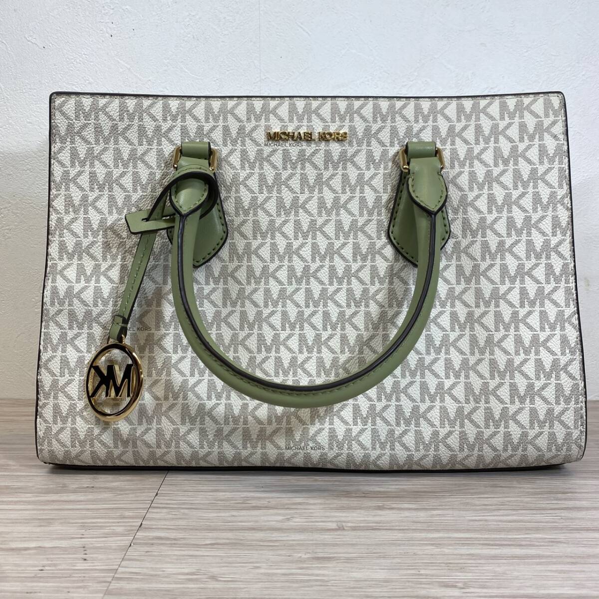 【MH-1902】中古美品 MICHAEL KORS バッグ ショルダーバッグ 35S3G6HS2B 2way シグネチャー マイケルコース
