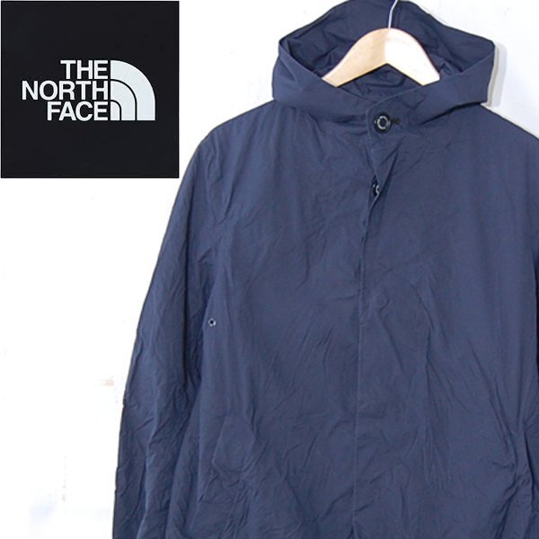 ノースフェイスTHE NORTH FACE■マスターフーデットコート はっ水 メンズ NP61762 /ゴールドウィン■S■ネイビー系 ※NK5d08355