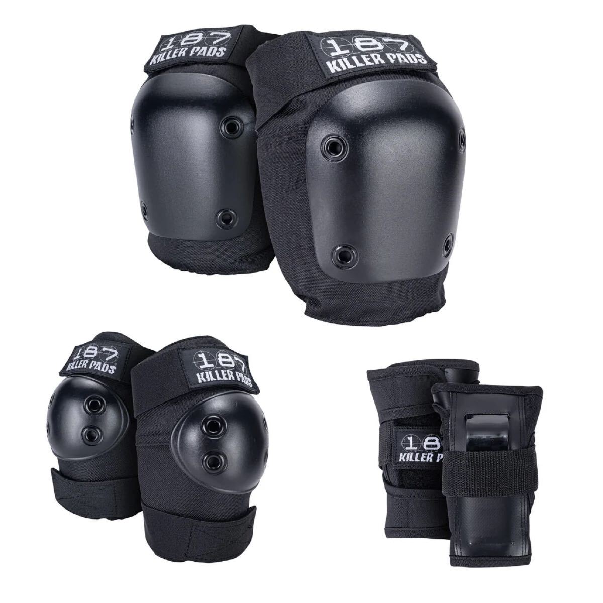 新品未使用 キッズ用 ３点セットプロテクター. Jr SIX PACK 187 KILLER PADS キラーパッド 