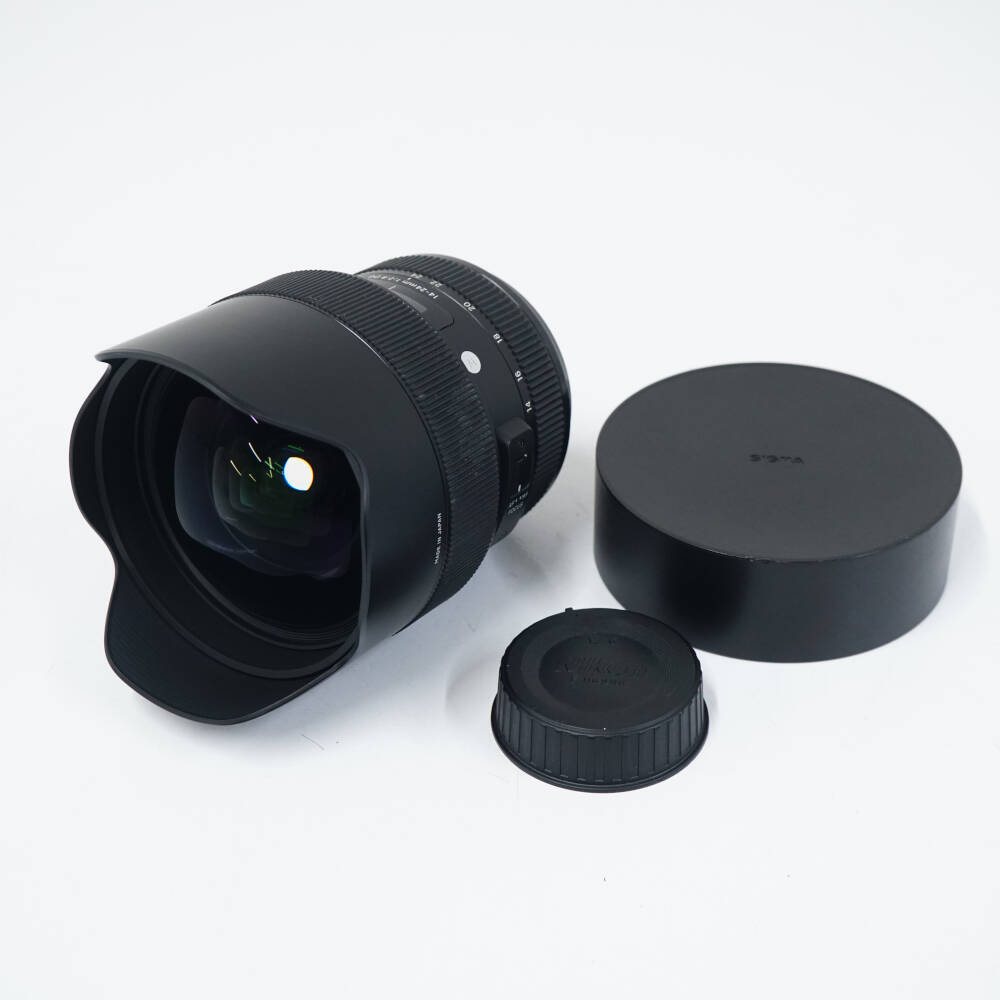 SIGMA 交換レンズ 14-24mm F2.8 DG HSM Art USED美品 A018 Nikon用 大口径 超広角ズーム フルサイズ対応 完動品 CP2302