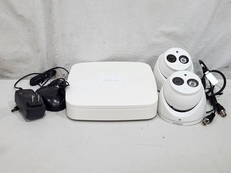 [現状品] Dahua DVR DH-XVR5104C-X1 1TB + カメラ DH-HAC-HDW1230EMN-A ACアダプター付き 初期化済み (7)