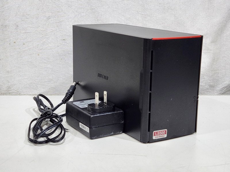 [現状品] BUFFALO LinkStation NAS LS520D0802G RAID1 4TBx2台 FW4.50 ACアダプター付き 初期化済み (7)