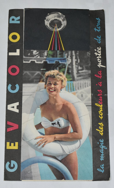 ゲヴァカラー　GEVACOLOR　フィルムの広告　フランス語