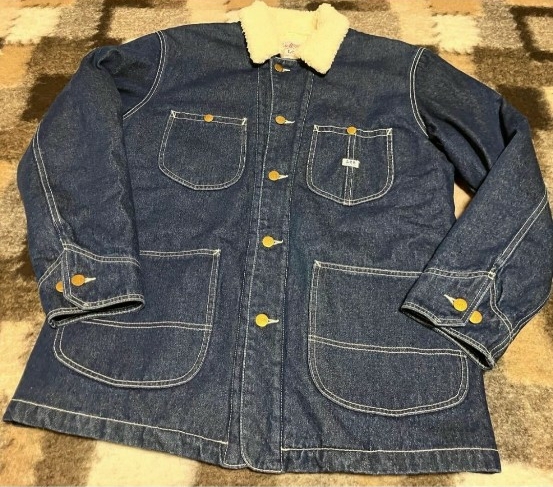 Lee 91-J リー ヴィンテージ レプリカ ボア ロコ ジャケット 91-J カバーオール Gジャン フリース 濃紺