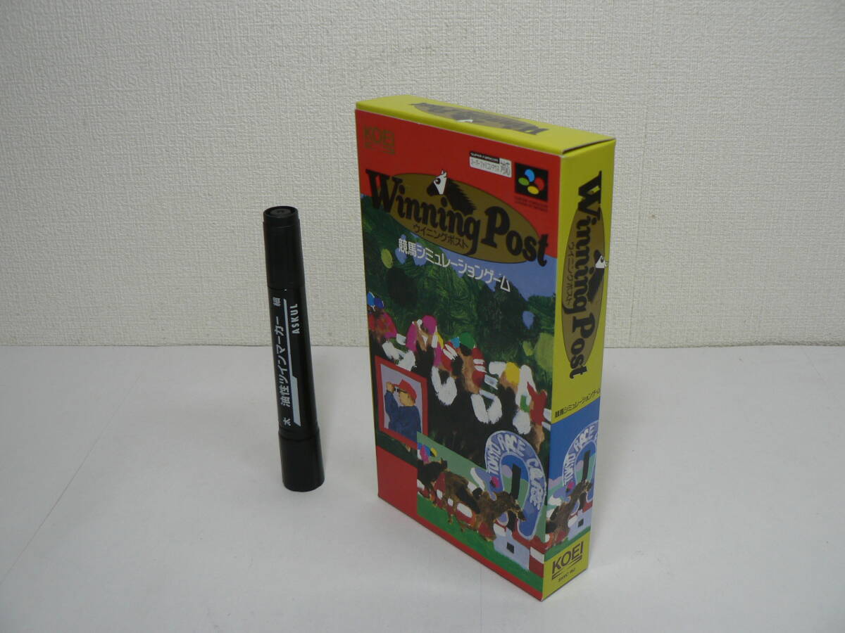 動作未確認 説明書・箱付 『ウイニングポスト』 スーパーファミコン SFC 競馬シュミレーションゲーム Winning Post