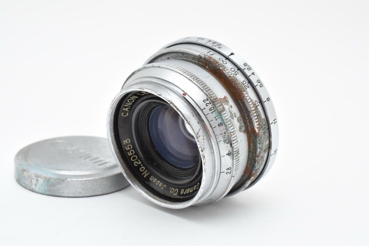 Canon LENS 35mm F2.8 L39 キャノン Lマウント ライカ 単焦点レンズ 日本製 (703)