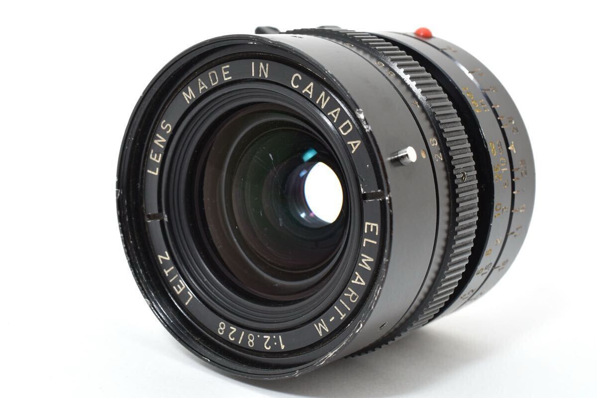 【希少】Leica ライカ ELMARIT M 28mm F2.8 Leitz lens エルマリート CANADA 3rd 第3世代 レンズ (670)