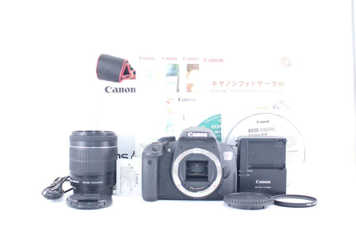 ★極上美品★キャノン CANON EOS KiSS X7i ★付属品充実★#H032