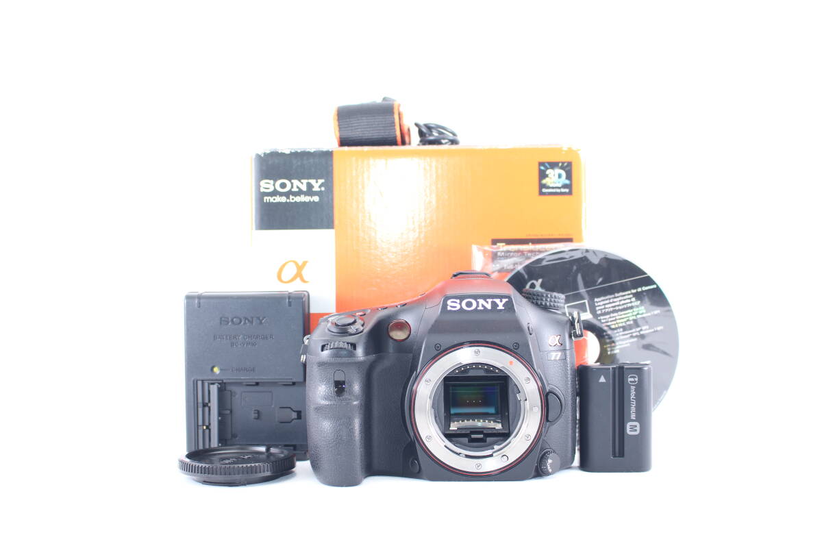 ★極上美品★ソニー SONY α77 ボディ ★付属品充実★#H033