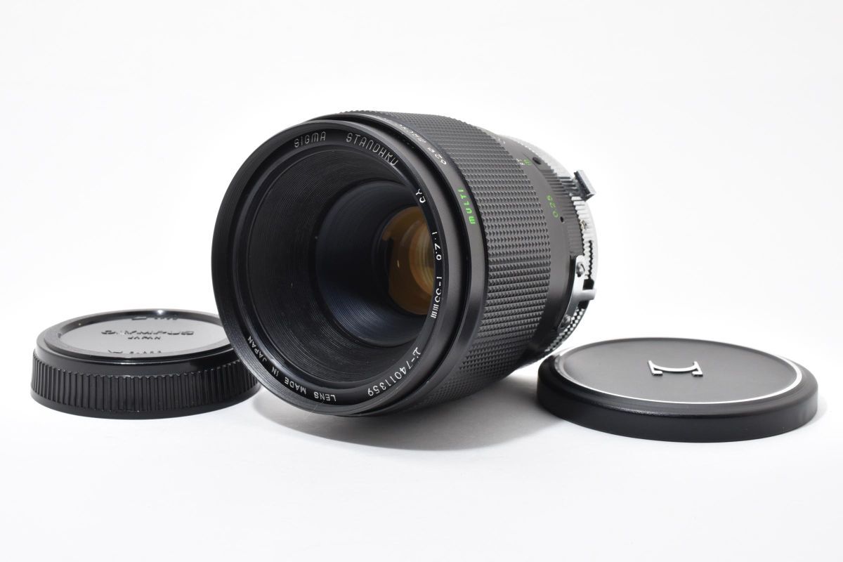 ★希少品★ シグマ SIGMA STANDARD YS 55mm F2.8 MULTI MACRO FOCUSING OM-1用アダプター付 YM4682#68