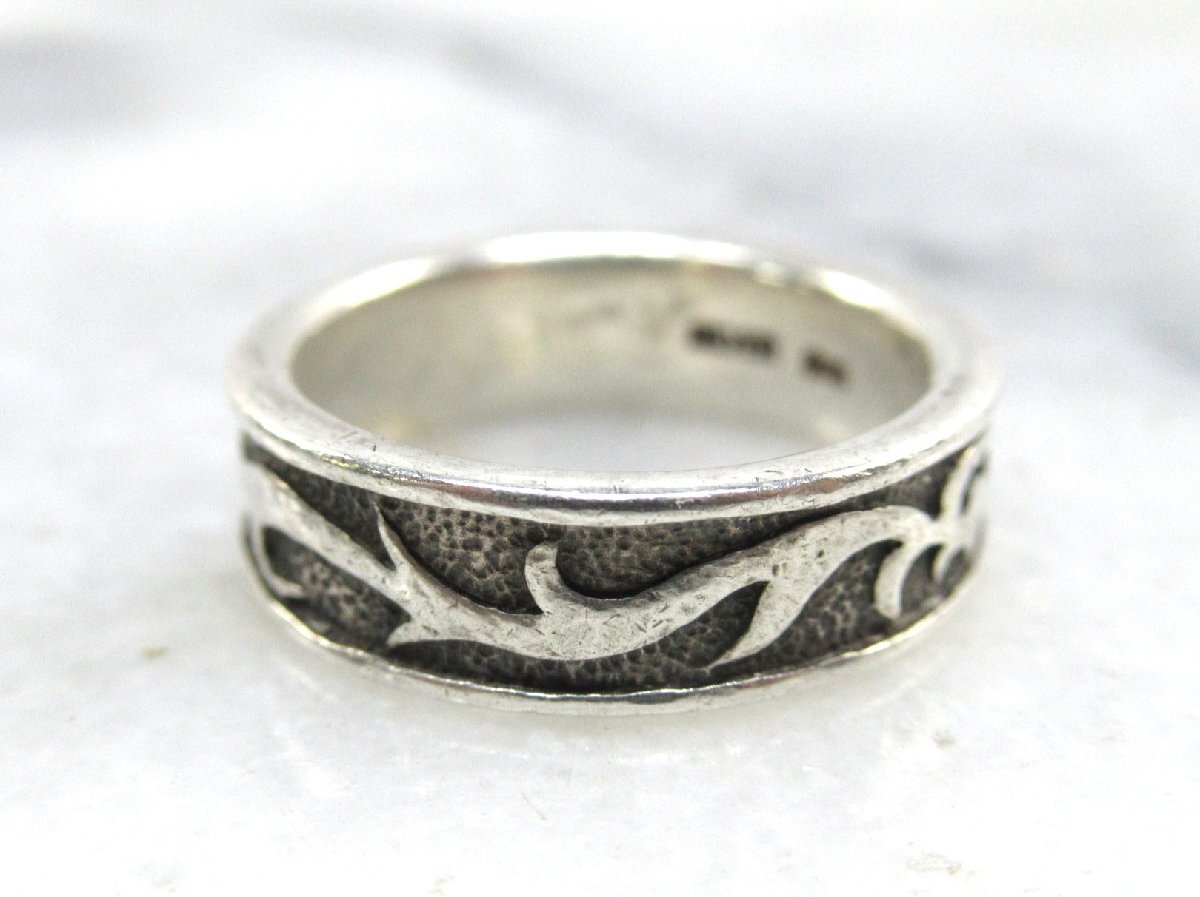 ☆☆【B送900円】3077　Jean Paul GAULTIER　ジャンポールゴルチエ　リング　指輪　トライバルデザイン　シルバー925　SILVER　＃9