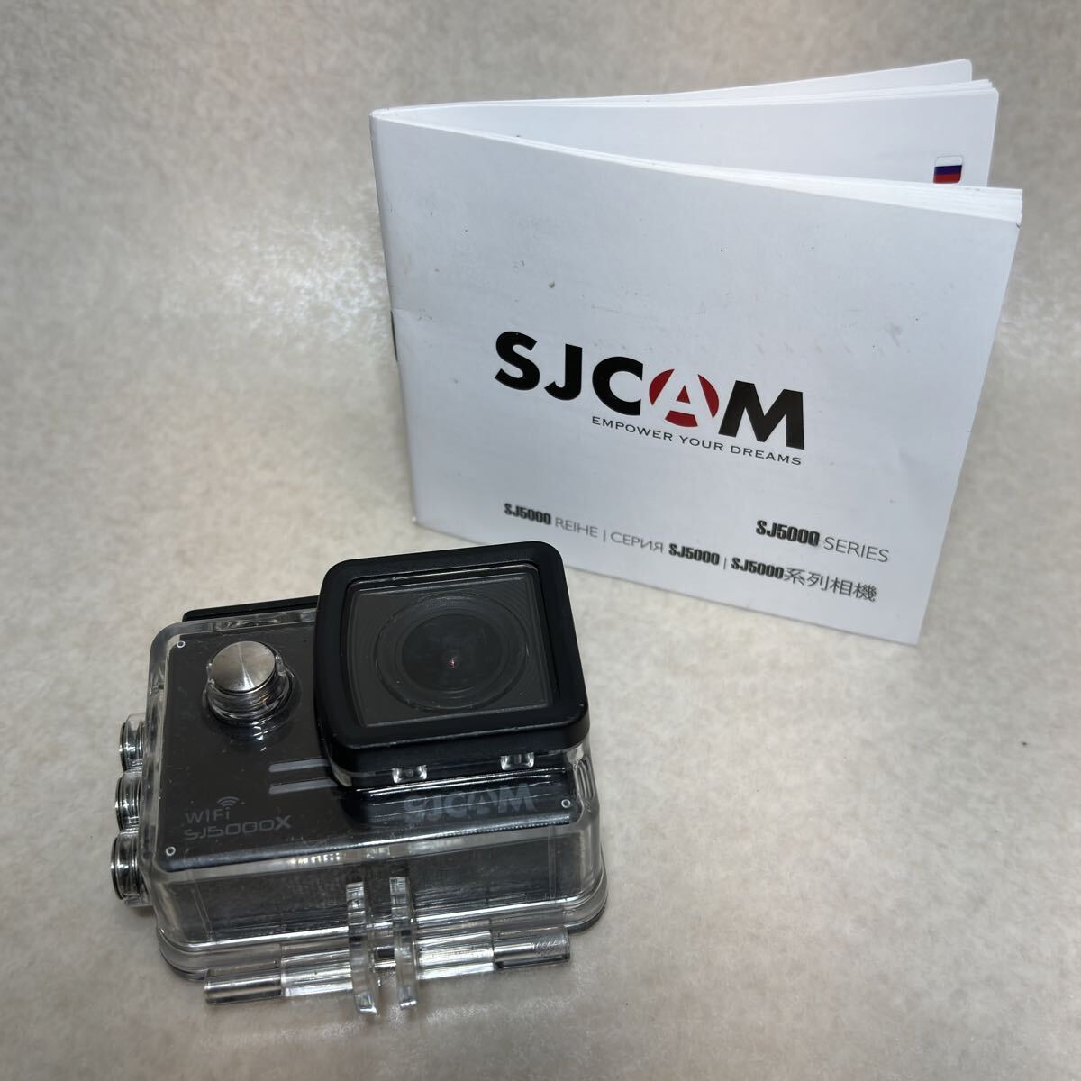 6 - 6 ）SJCAM バッテリーパック アクションカメラバッテリー ジャンク品