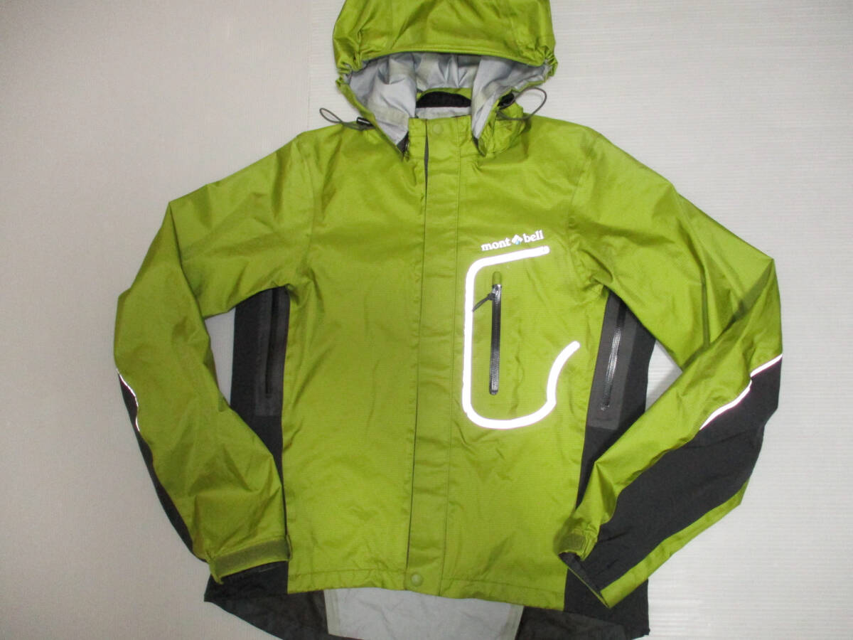 mont-bell　モンベル 　GORE-TEX 　サイクルレインジャケット　マウンテンパーカ　　1130267　　サイズ　XS　　　（３E　キ↑　ハ大
