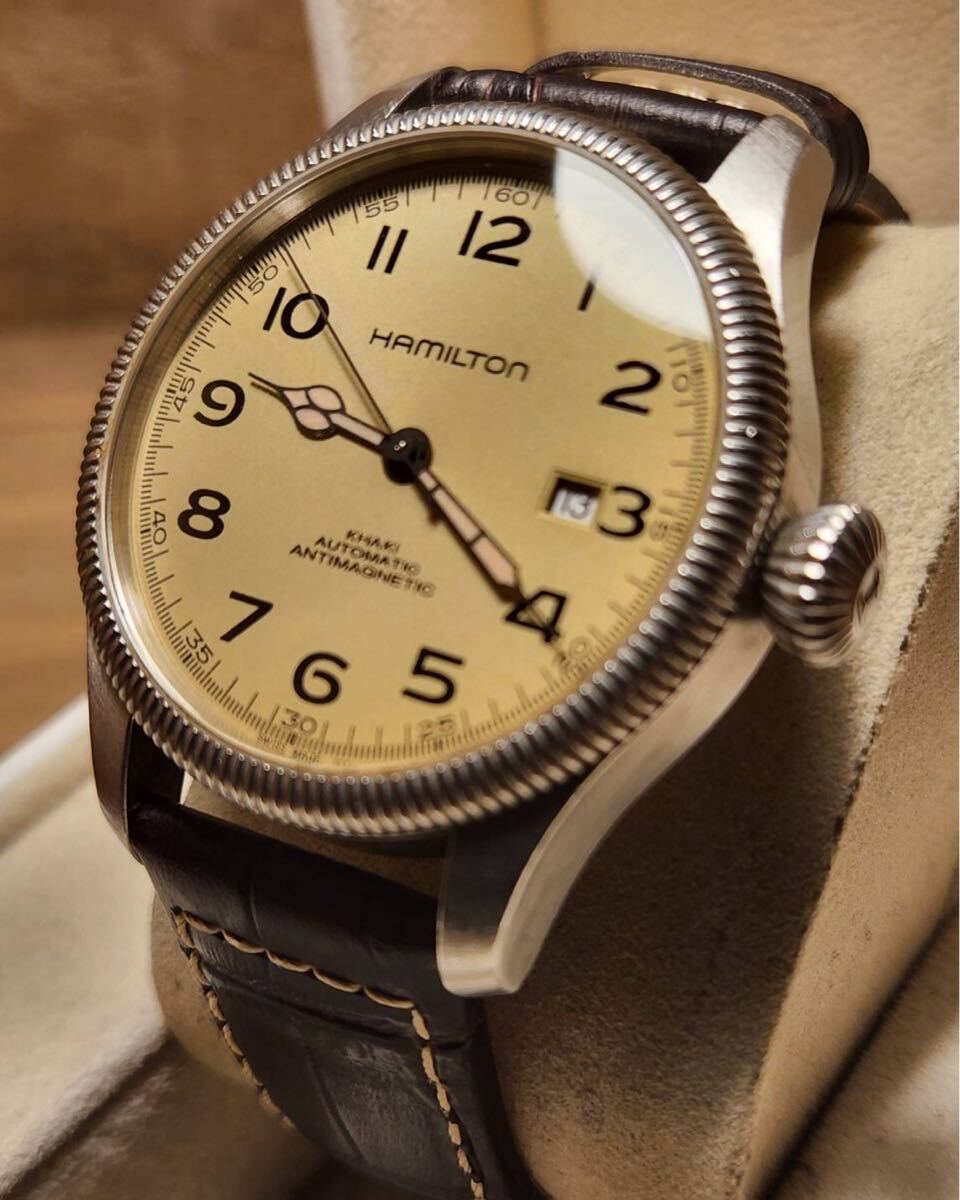 送料込み　希少　hamilton KHAKI Field Automatic ハミルトン カーキ フィールド 自動巻き 腕時計　ジャズマスター　jazzmaster 