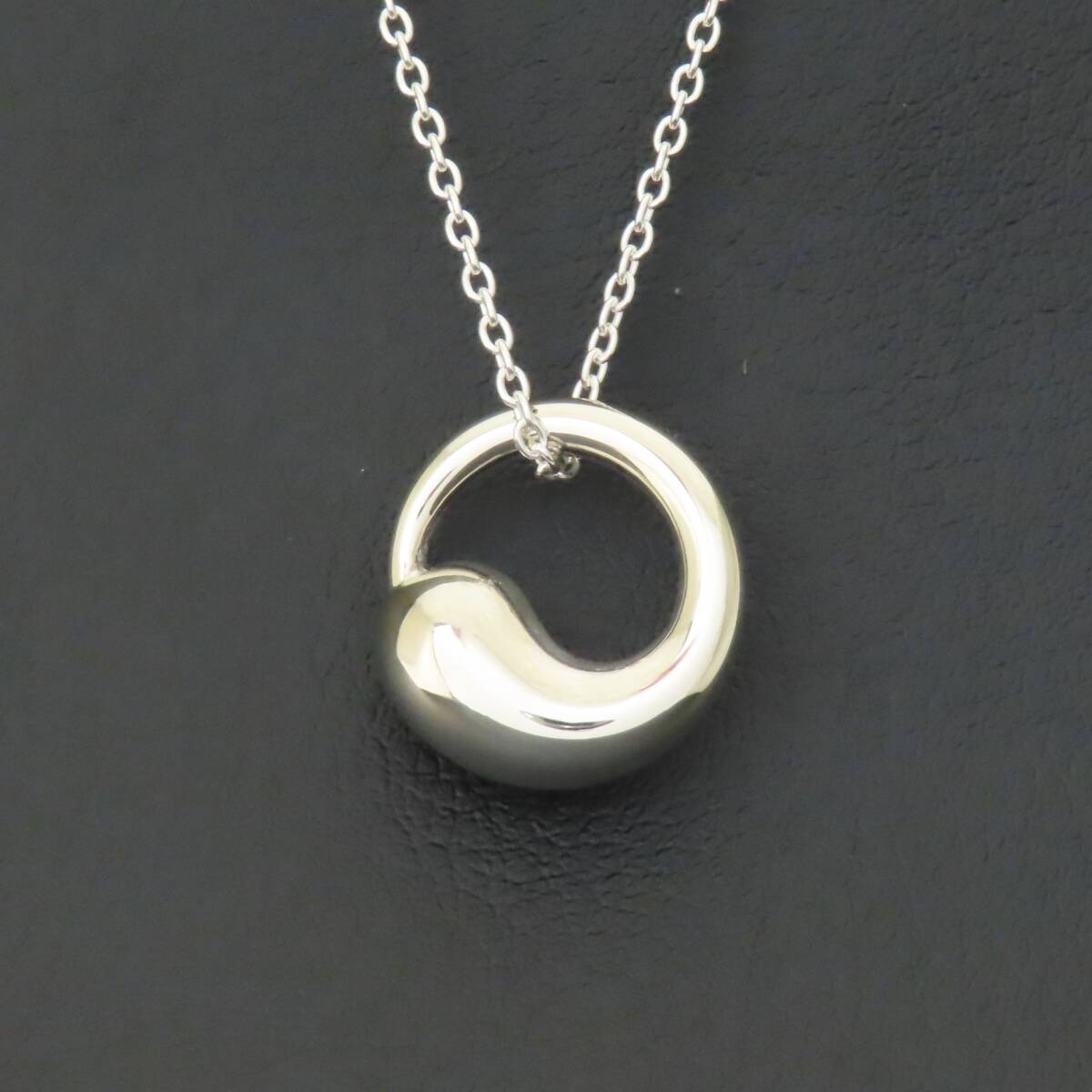 新品同様 美品 TIFFANY&Co. ティファニー エレサ・ペレッティ エターナルサークル ネックレス ペンダント シルバー925 7.5g