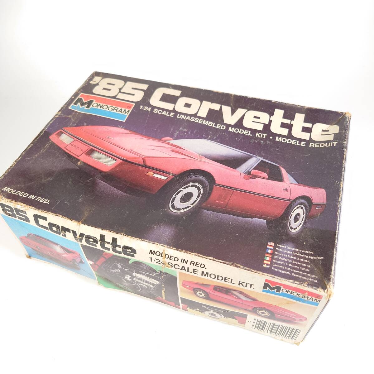 MONOGRAM　モノグラム ’85 コルベット 1/24 未組立 現状品 ヴィンテージ プラモデル
