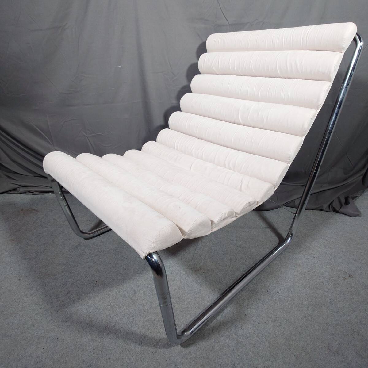 Michel Boyer ミシェル・ボワイエ ラウンジチェア アイボリー系 ヴィンテージ リプロダクト ミッドセンチュリー 札幌発