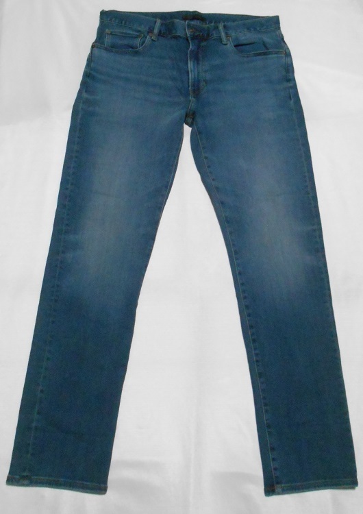 ユニクロ HEATTECH SLIM FIT ヒートテック　スリムテーパード デニムジーンズパンツ　レーヨン混　ストレッチ　暖パン　W34