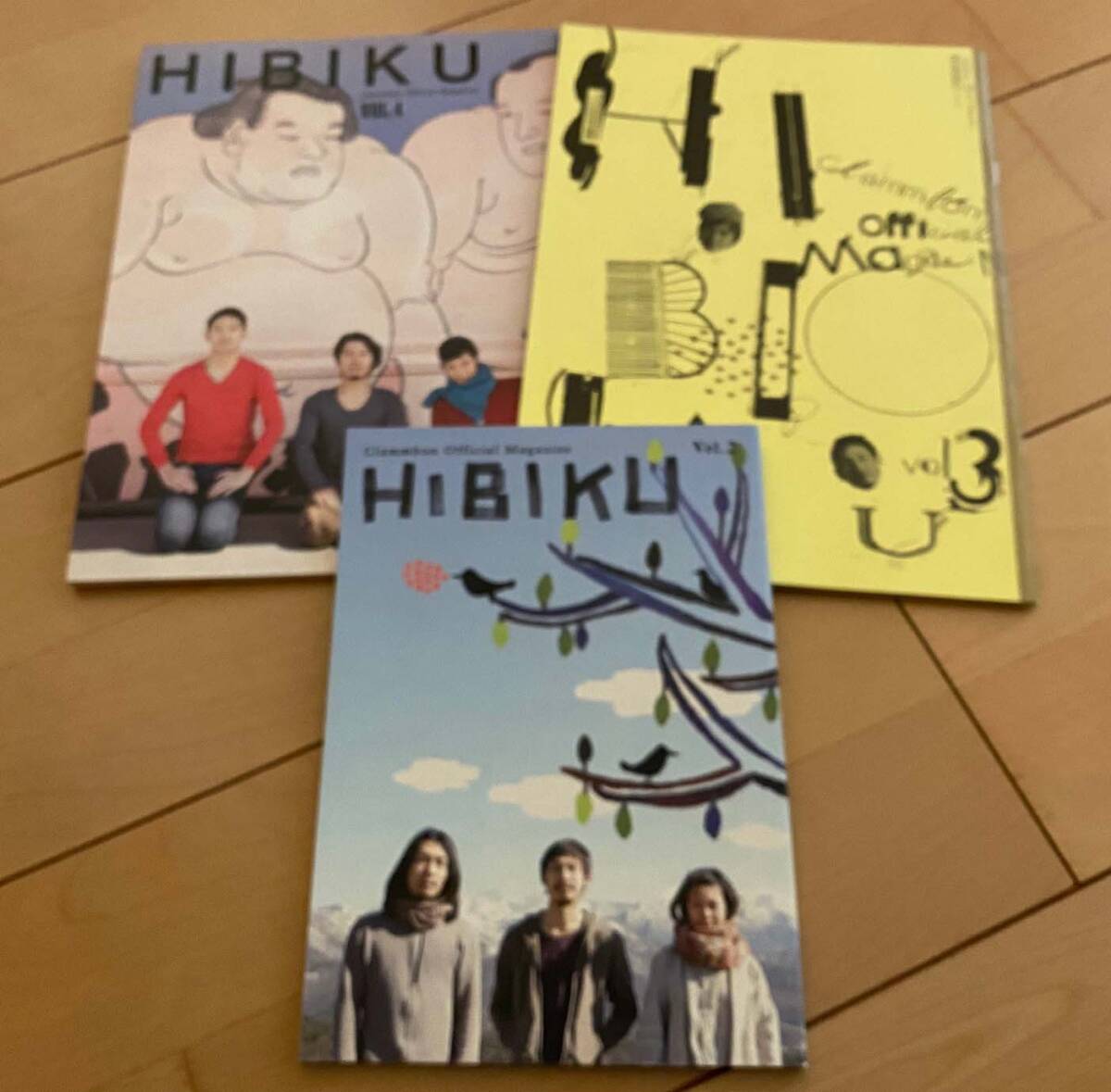 クラムボン　オフィシャルマガジン　HIBIKU　VOL.2.3.4　3冊　原田郁子　クリックポスト可能