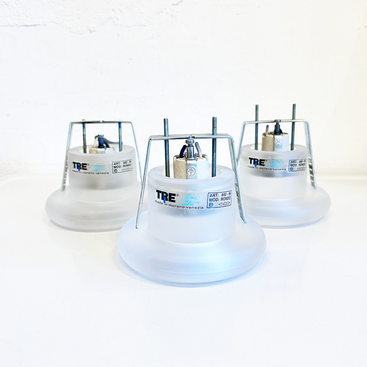 ★TRE 842-IN 3点セット 照明器具 ダウンスポット シーリングライト ムラノ ムラーノ ヴェネツィア ガラス イタリア ヴィンテージ
