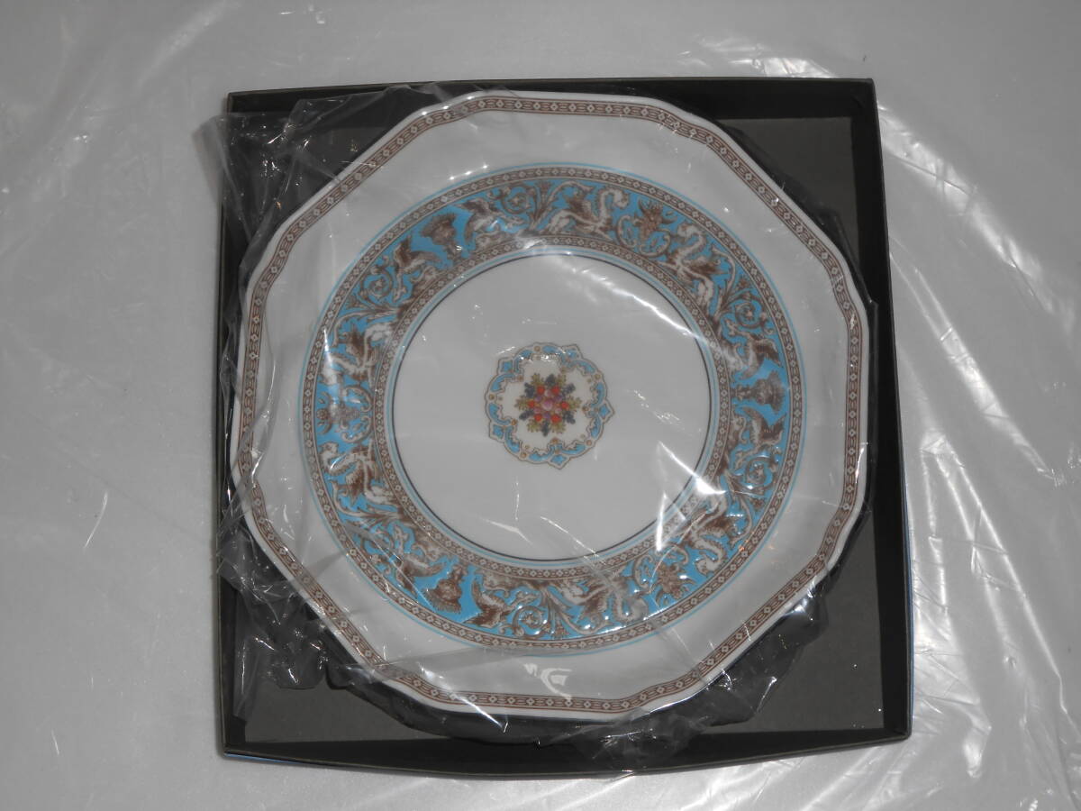 美品♪　WEDWOOD　ウェジウッド　 フロレンティーン ターコイズ 大皿 プレート 皿 　約24㎝