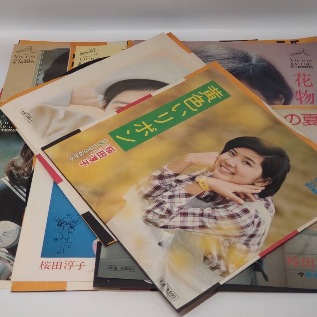 レコード EP 桜田淳子 8タイトル まとめ売り 