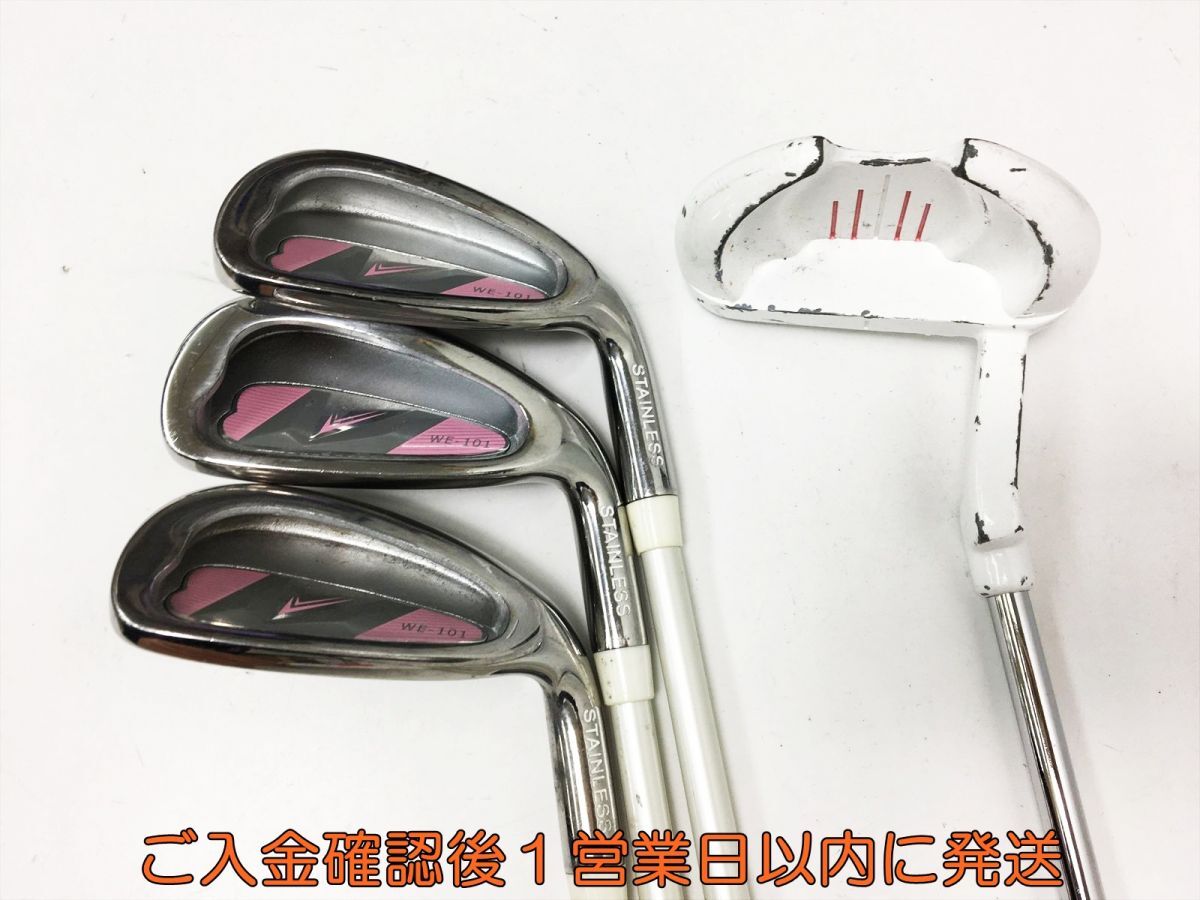 【1円】ゴルフ WORLD EAGLE ワールドイーグル WE-101 アイアン/パター 5.9.S/パター 4本セット L まとめ売り S02-116tm/F7