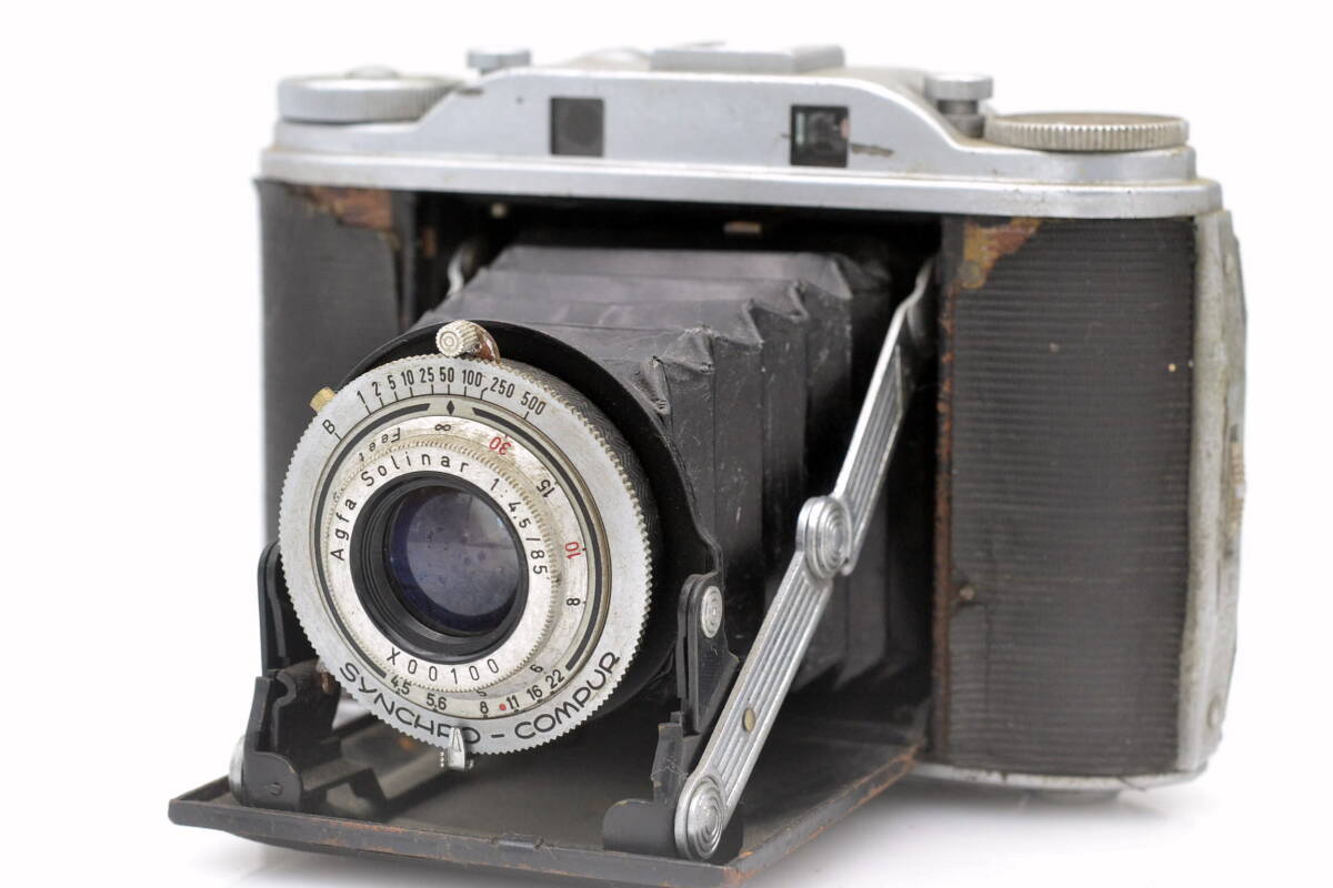 Ansco super speedex Agfa solinar 85mm 4.5 レンジファインダー フィルムカメラ