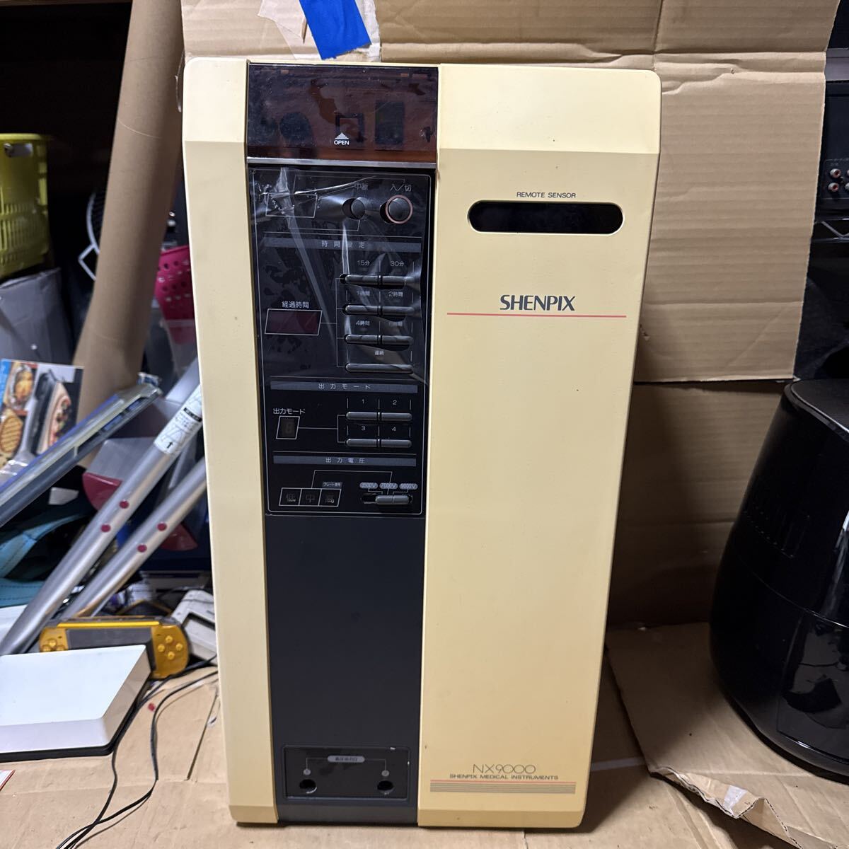 あ-8602）電位治療器 NX9000 SHENPIX 日焼けあり 本体のみ　中古現状品　ジャンク