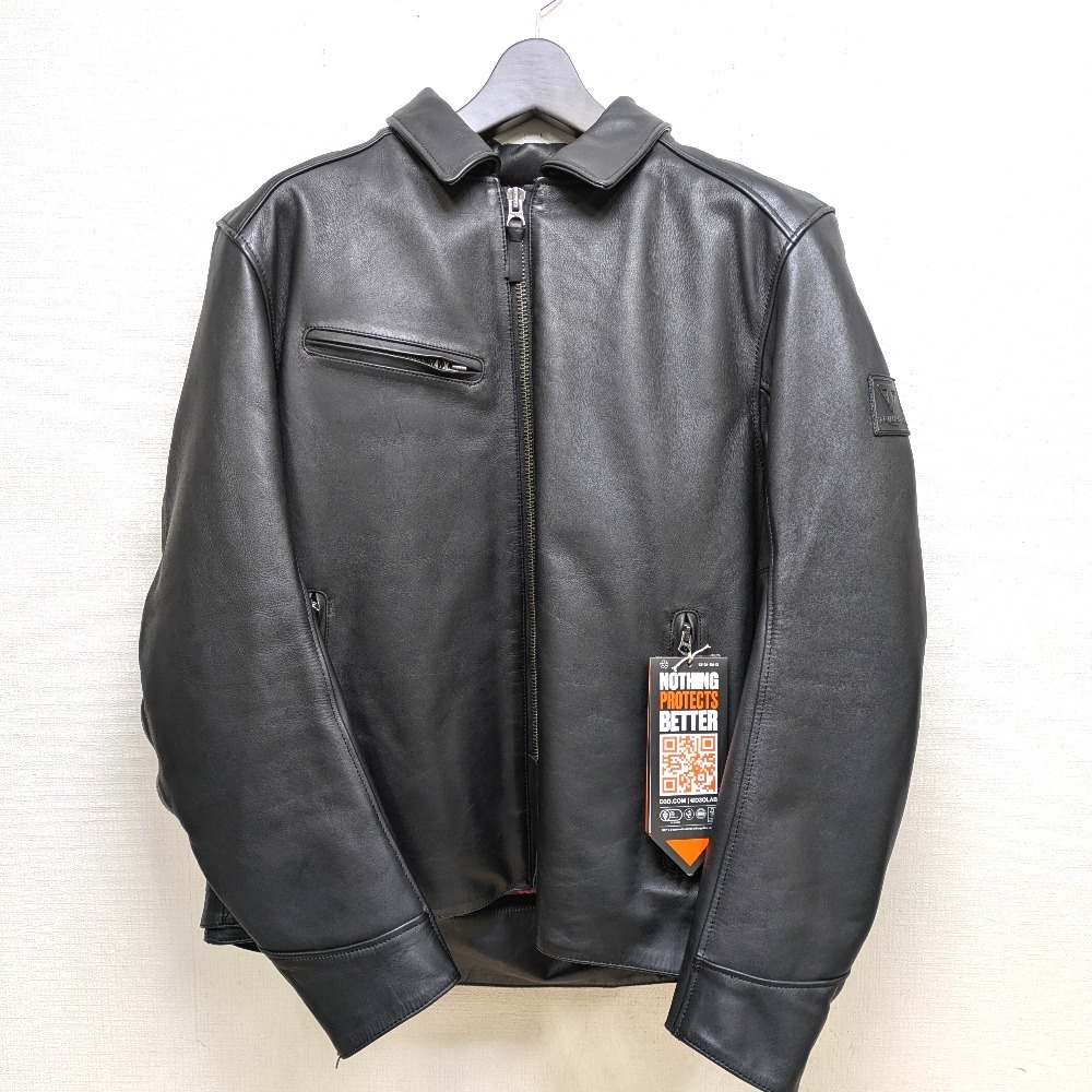 Dz808381 トライアンフ バイクジャケット プロテクター付 レザージャケット MLHS20110 メンズ TRIUMPH 未使用