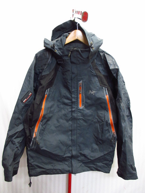 アークテリクス　ARC'TERYX　GORE-TEX仕様マウンテンパーカー　メンズL アウトドアフーディージャケット トレイルジャンパー ブルゾン12101