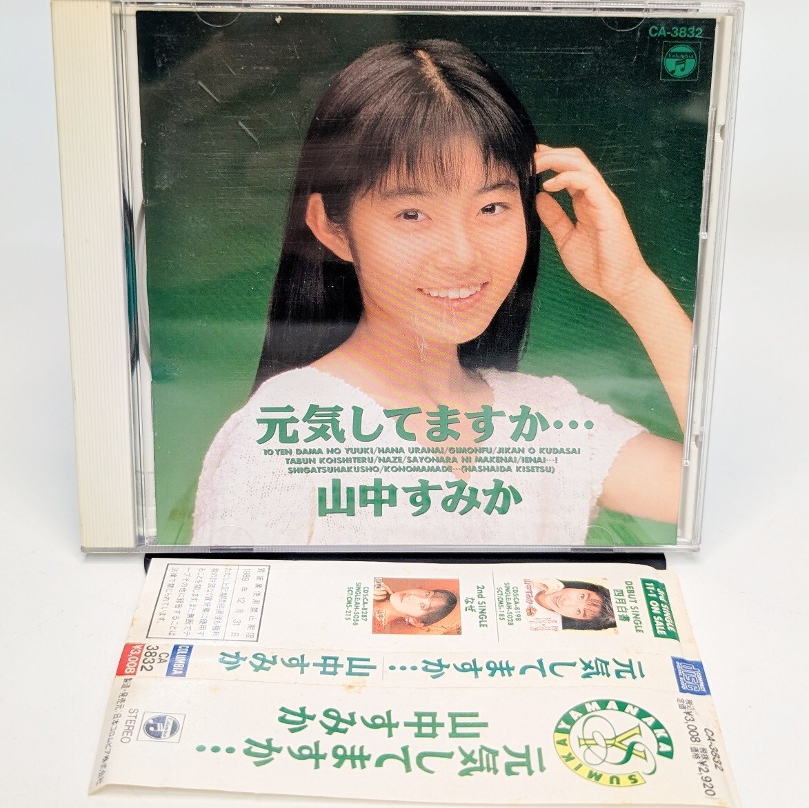 山中すみか 元気してますか… 1st 1989年盤 四月白書 なぜ 希少 帯付