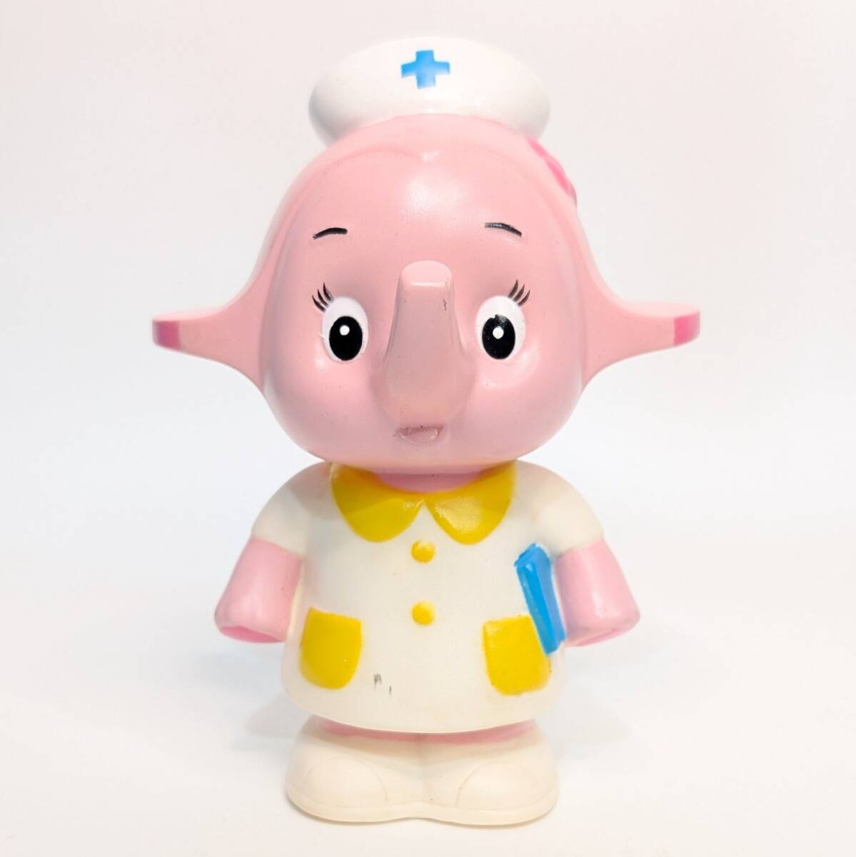 佐藤製薬　サトコちゃん　ナース　ソフビ貯金箱　昭和レトロ 当時物 コインバンク