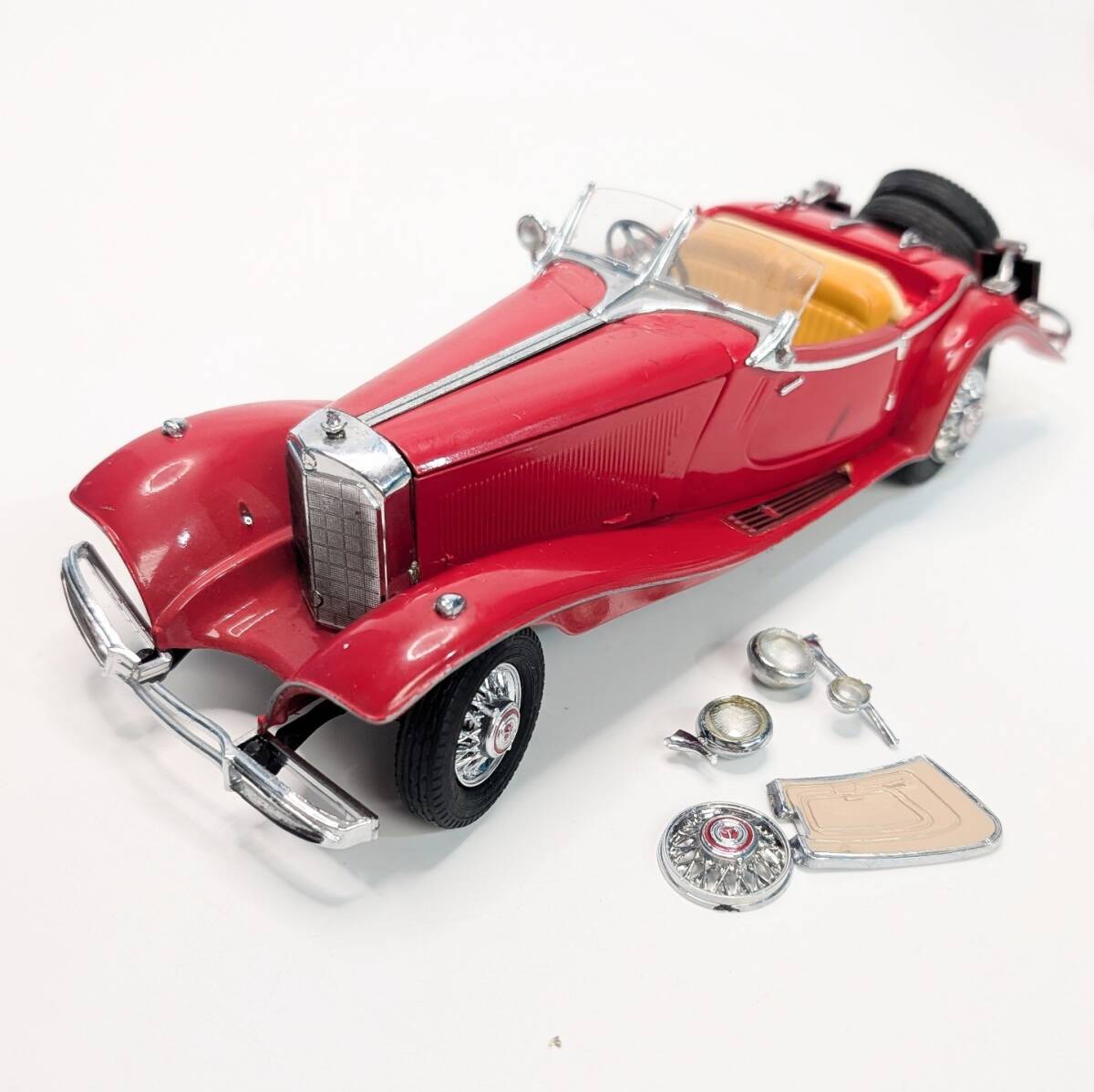 1/24 フランクリンミント 1935 メルセデスベンツ500K スペシャルロードスター 破損、欠品あり、現状品