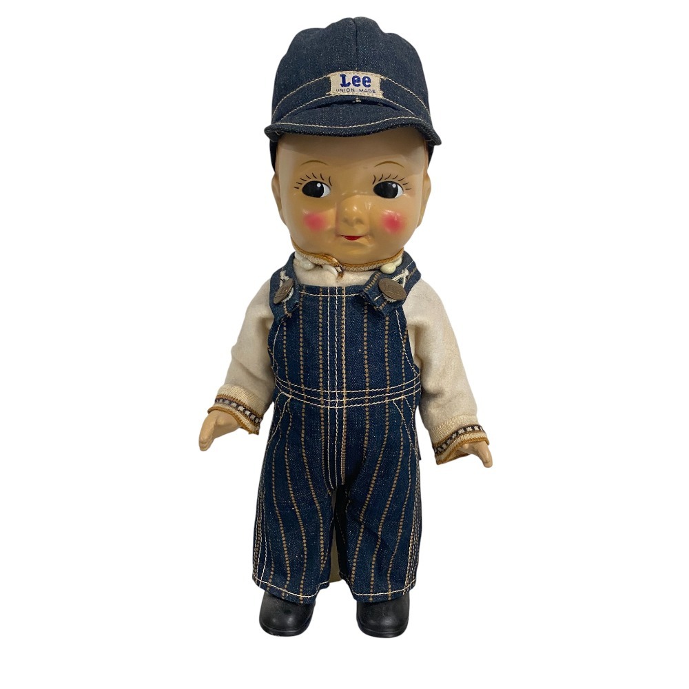 美品 Buddy Lee バディーリー ドール 復刻第2弾 ウォバッシュ デニムオーバーオール 99666-105 インディゴ