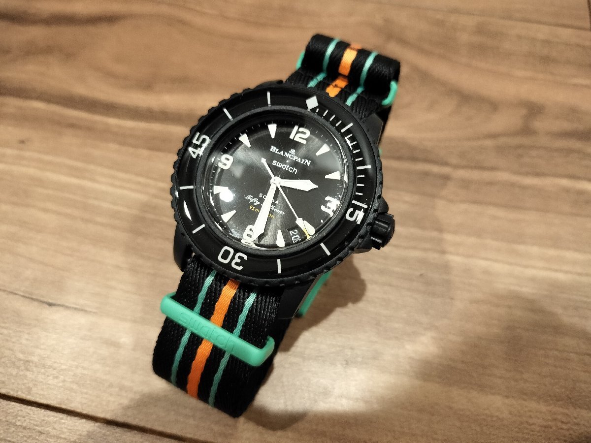 ★【送料無料】　BLANCPAIN×SWATCH　ブランパン×スウォッチ　コラボ　Bioceramic Scuba Fifty Fathoms★