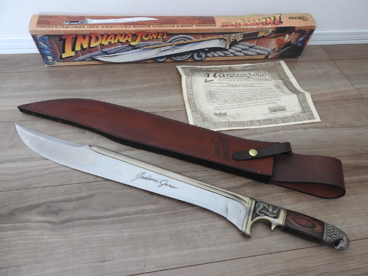 ★★ INDIANA JONES ナイフ インディージョーンズ 　KHYBER BOWIE KNIFE 　UC501　箱付