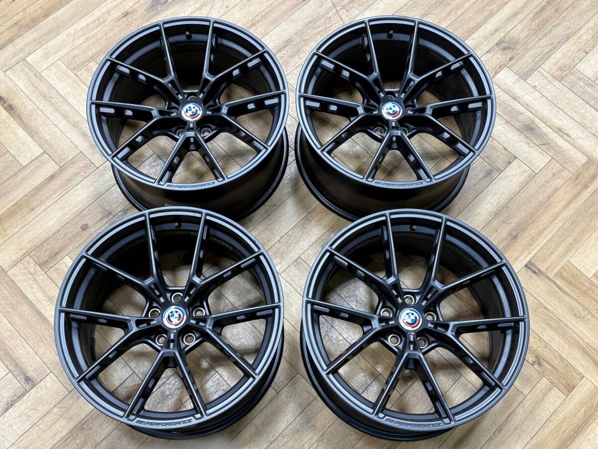 美品♪BMW M Performance Yスポークスタイル 963M 19×9.5J+20 4本セット Mパフォーマンス G82 G80 M4 M3 他BMW ホイール スタッドレスにも