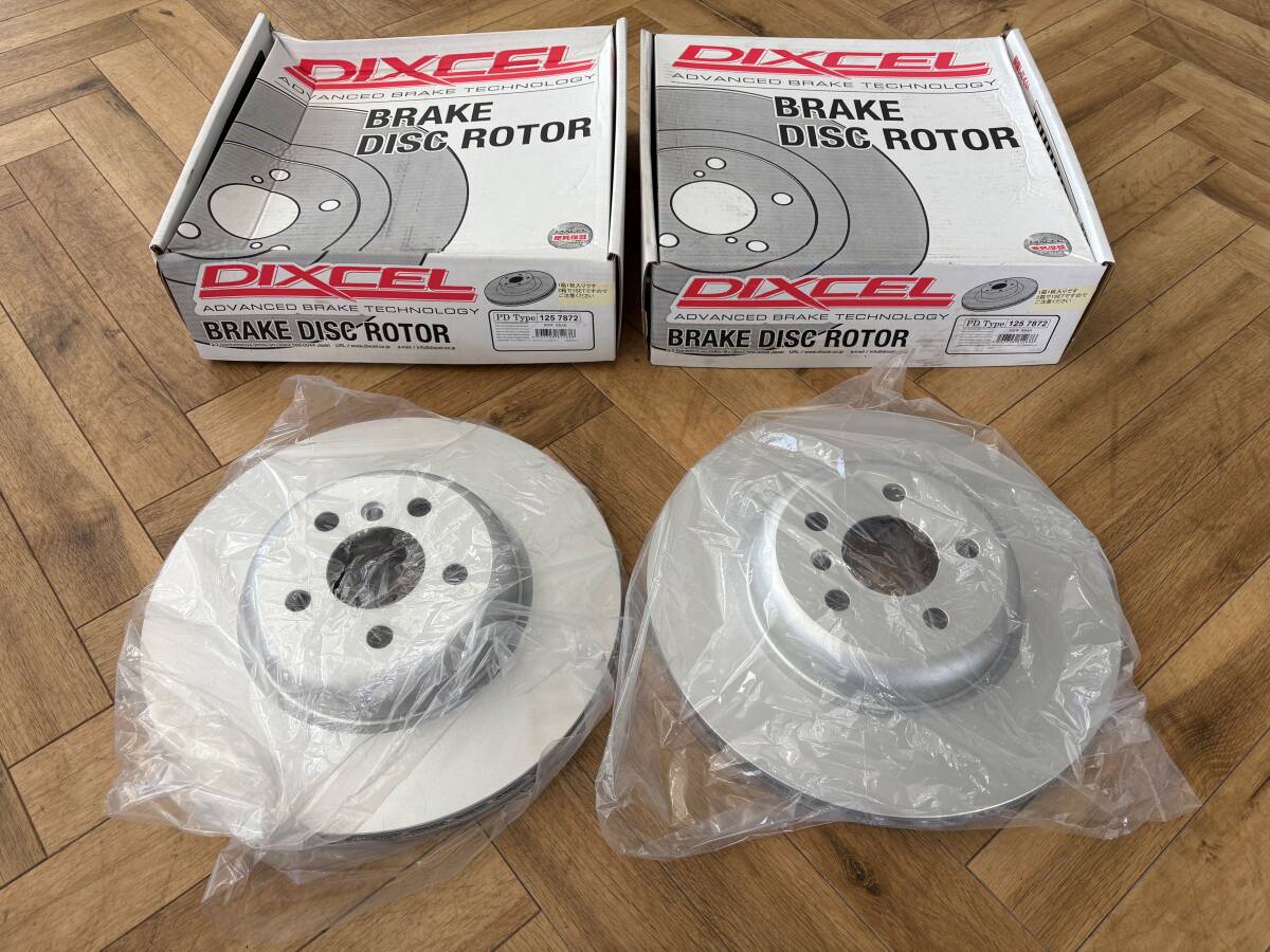 送料込み☆ 新品☆ DIXCEL ディクセル ブレーキローター PD1257872 PDタイプ リア BMW G30 5シリーズ G20/21 3シリーズ 等 No.25001