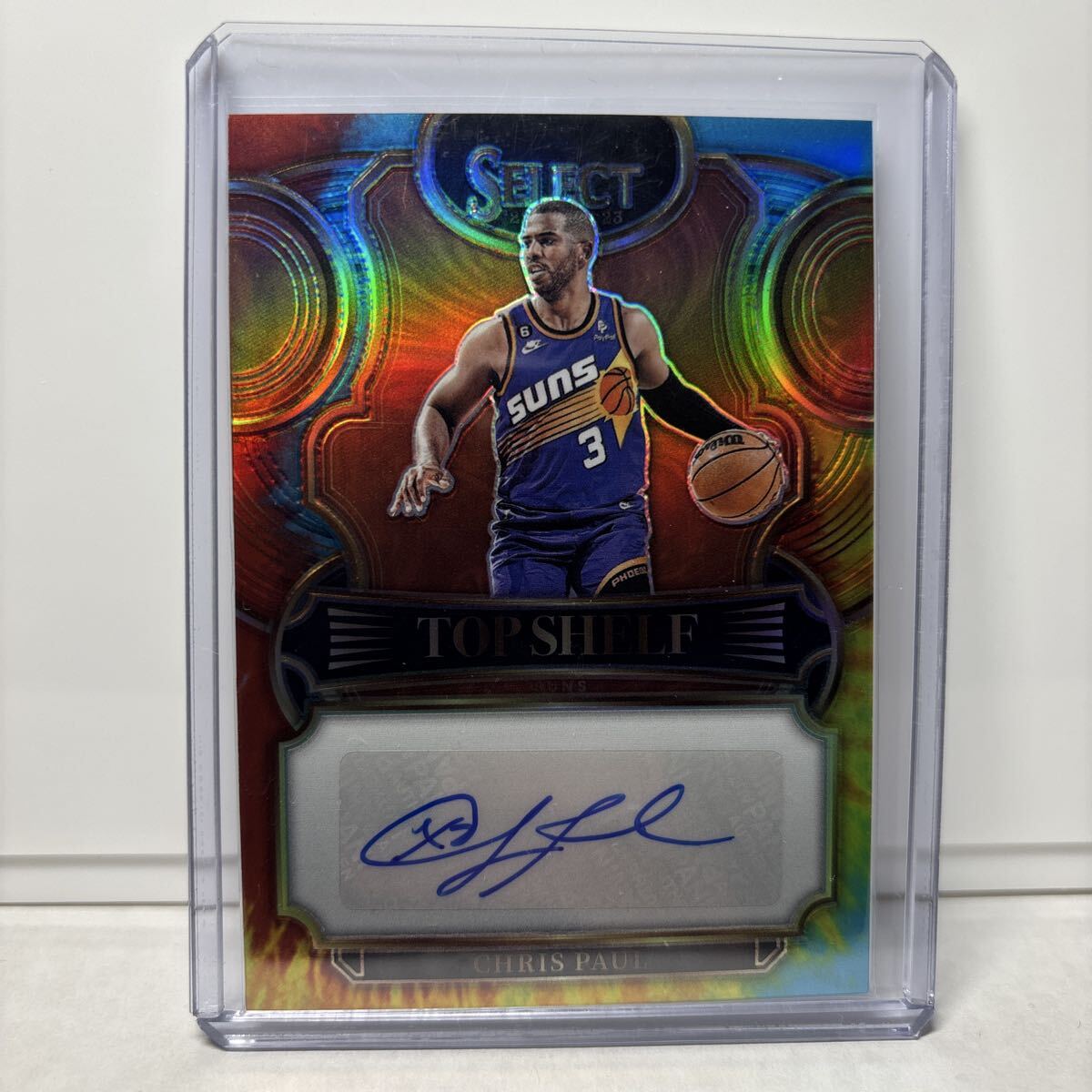 【少シリ　/25 】 Chris Paul 直筆　サイン　Auto Tie Dye Prizm 2022 Panini NBA Select 【検索ワード Basketball バスケ 】